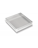 SilverBell Plus 19X20X4 Aluminium SS Bright Finish Plain Kitchen Basket